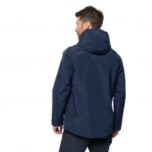 Jack Wolfskin Wander-Ganzjahresjacke Three Peaks (wasserdicht) indigoblau Herren